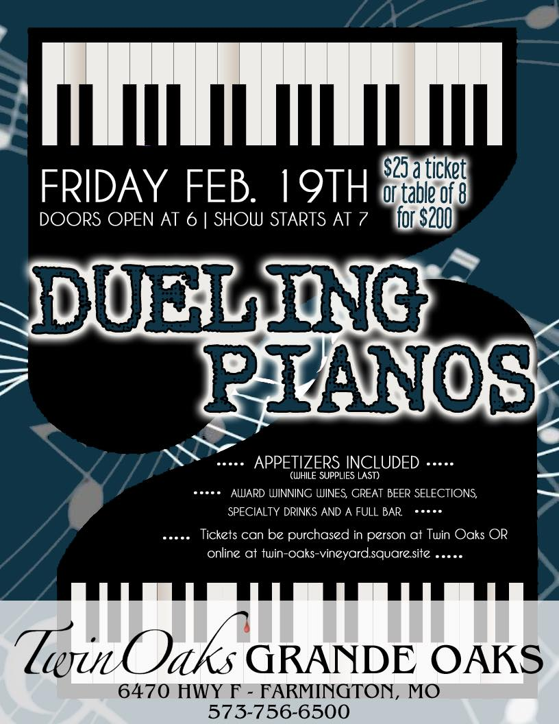 Twin Oaks Final Piano Duel